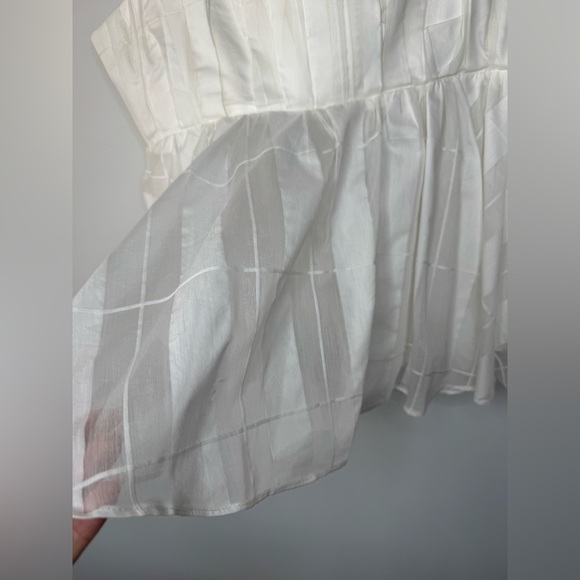 Acler Babydoll Top – Size 10, White - Picture 6 of 16